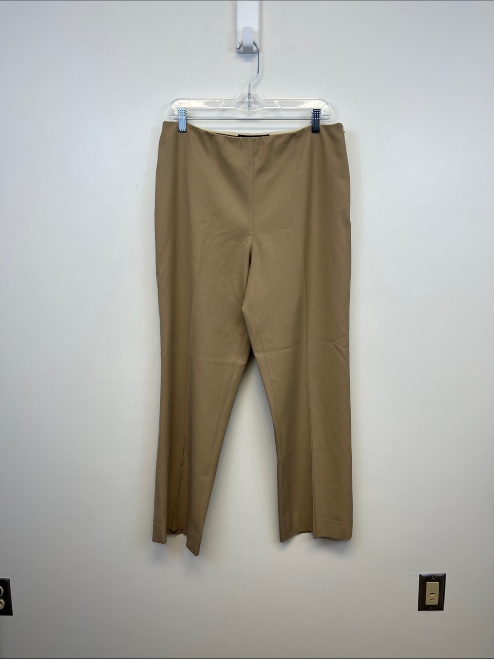 Ralph Lauren Black Label Women's Wool Blend Neutral Tan Dress Pants Size 12